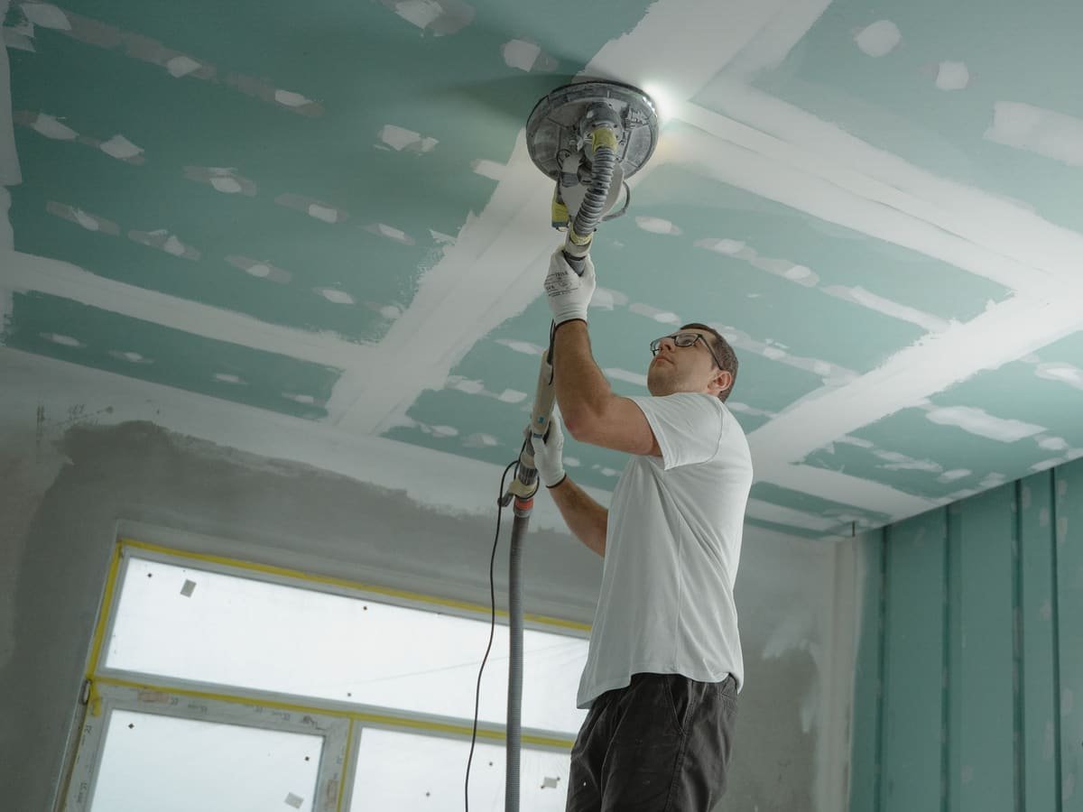 Handwerker bei der Arbeit